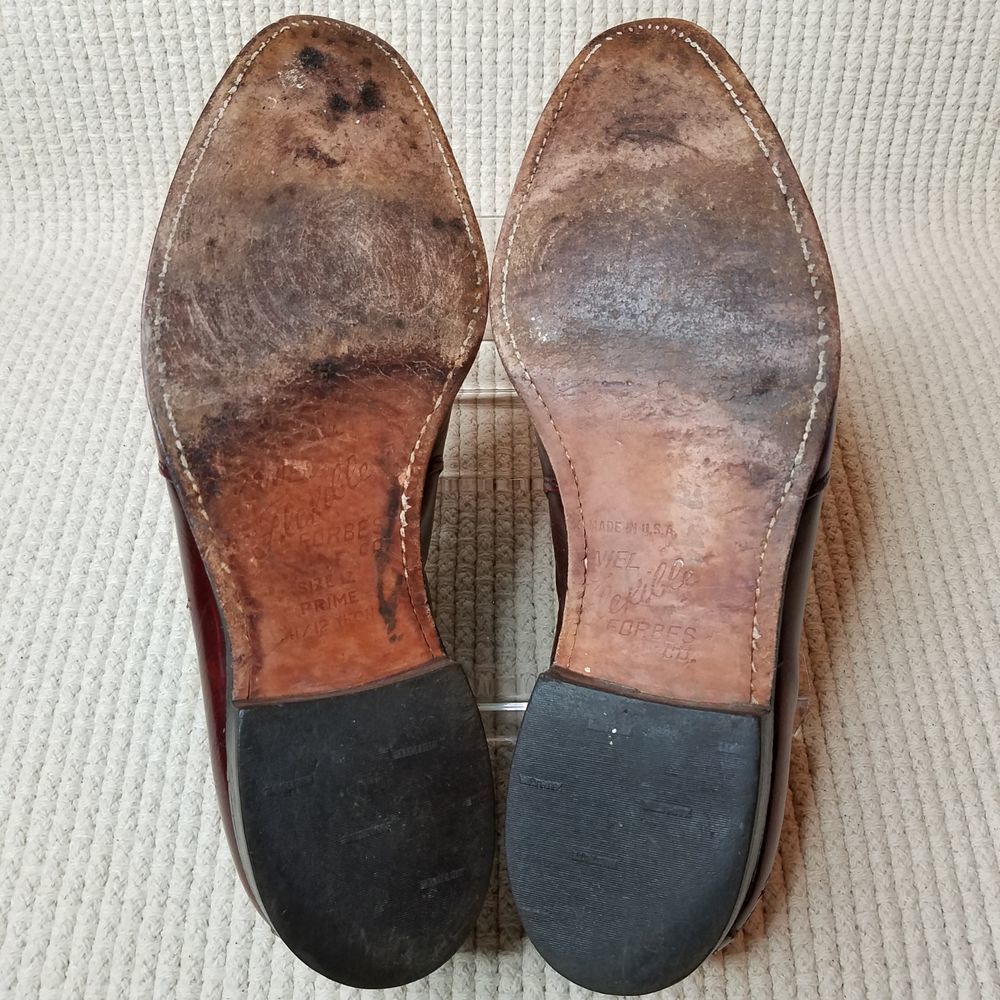 Vtg Fire! Allen Edmonds 10.5 B Ethan Tassel Loafer - Picture 3 of 8
